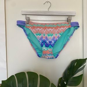 Colorful bathing suit bottoms